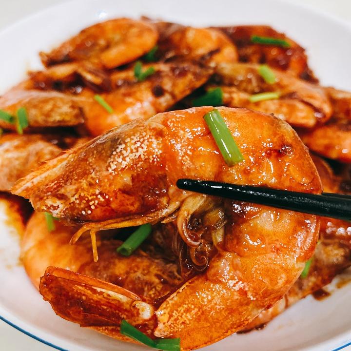 Braised Prawns
