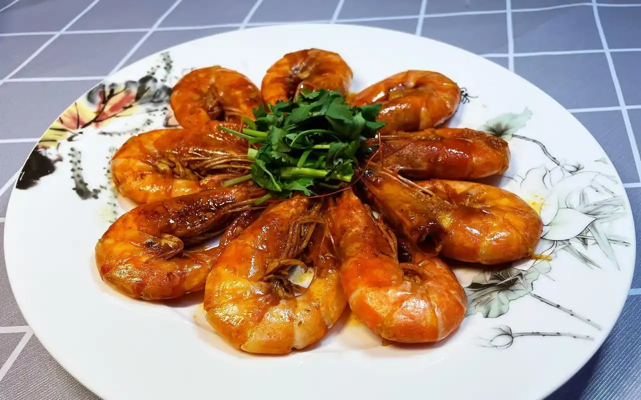 Oil-Braised Shrimp