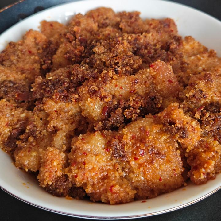 Steamed Pork with Rice Flour