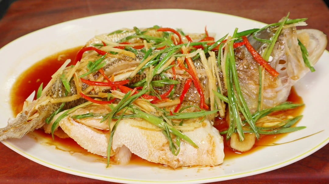 Steamed Sea Bass